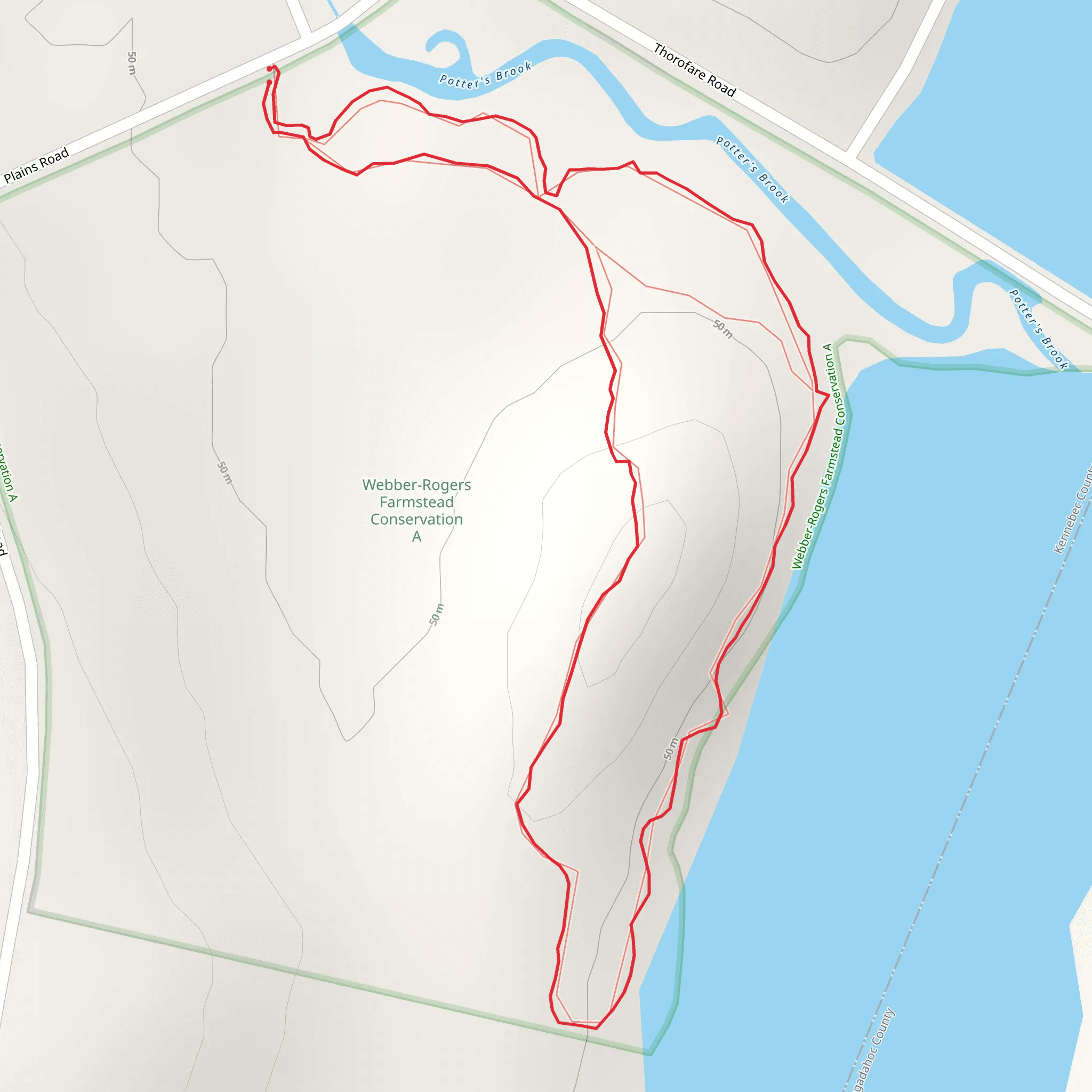 Ring Hill Loop mobile static map
