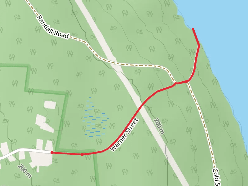 Warner Street to Quabbin Reservoir Trail