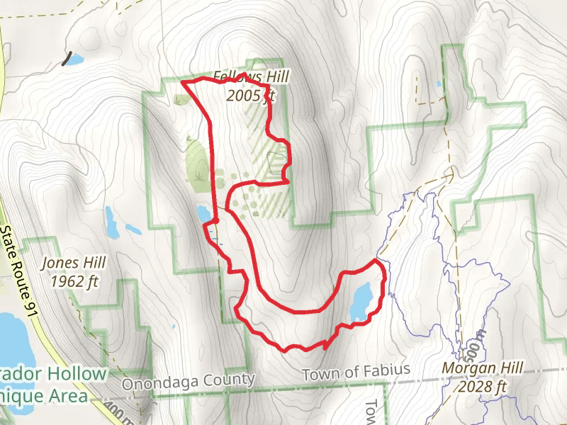 Shackham Pond and Fellows Hill Loop