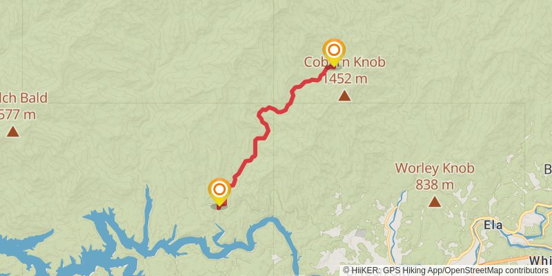 Lower Nolan Creek via BMT stage 2 Map