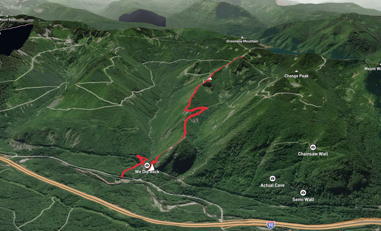 Songbird Peak and Easter Island via Hall Creek Trail