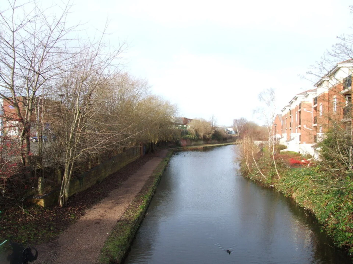 An image depicting the trail Dudley Canal Walk and its surrounding area.