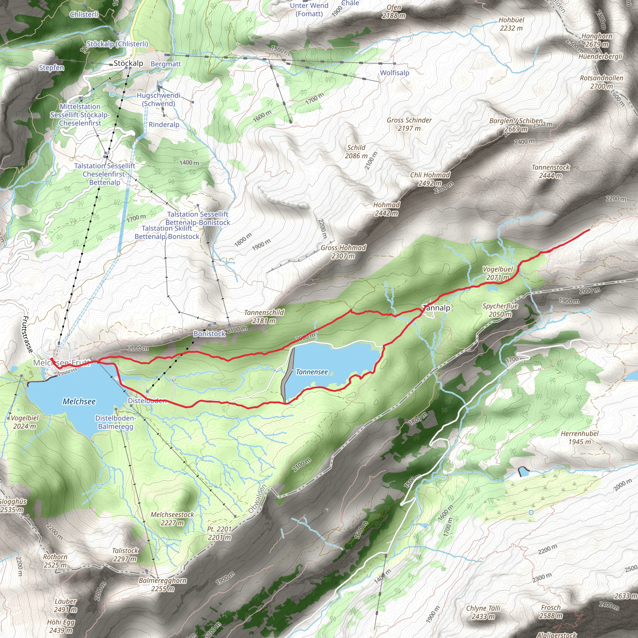 Bartgeier auf Melchsee-Frutt mobile static map