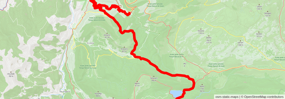 Arkaka - Lareo Trail PR GI 2003 stage 2 Map