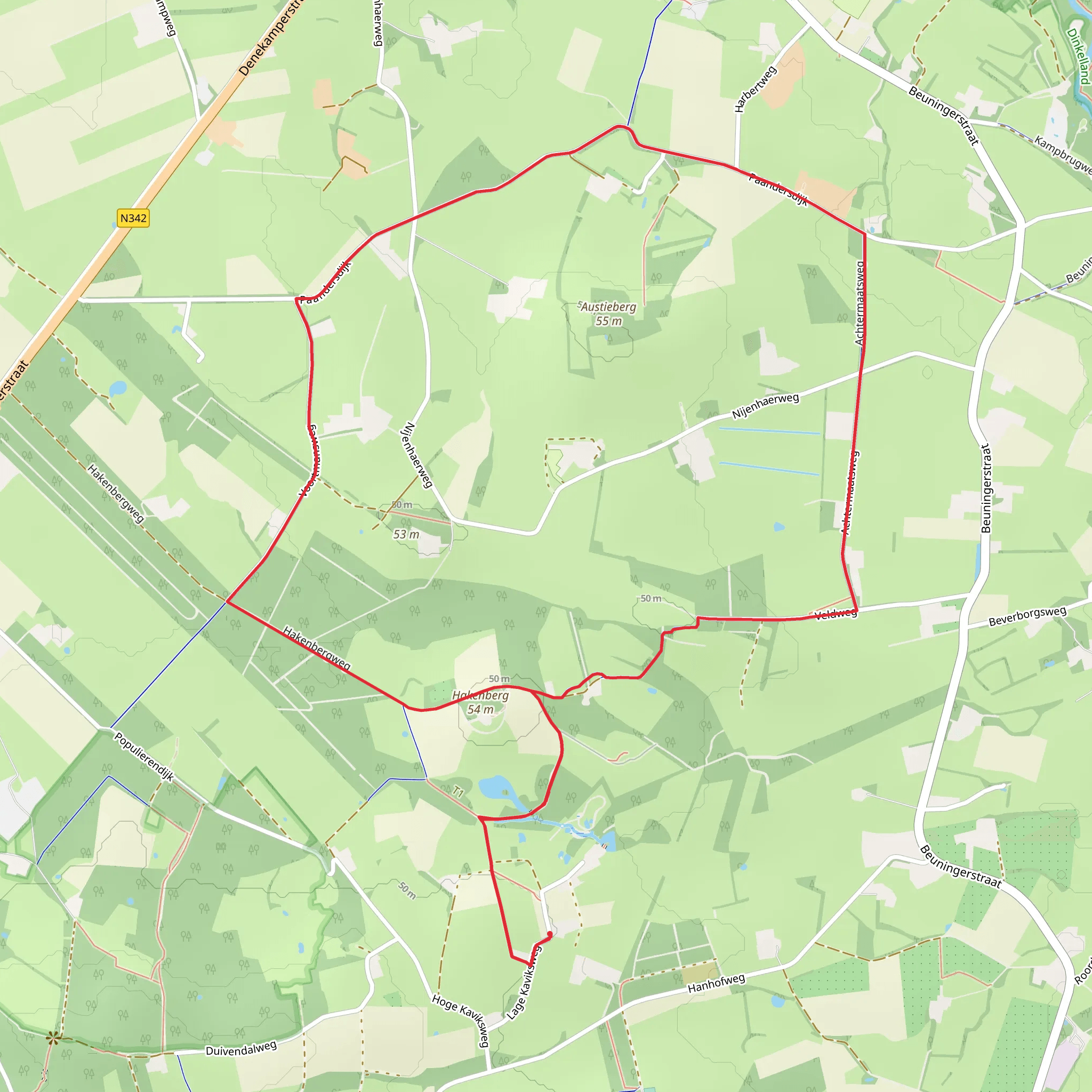 Hakenberg via Twentepad mobile static map