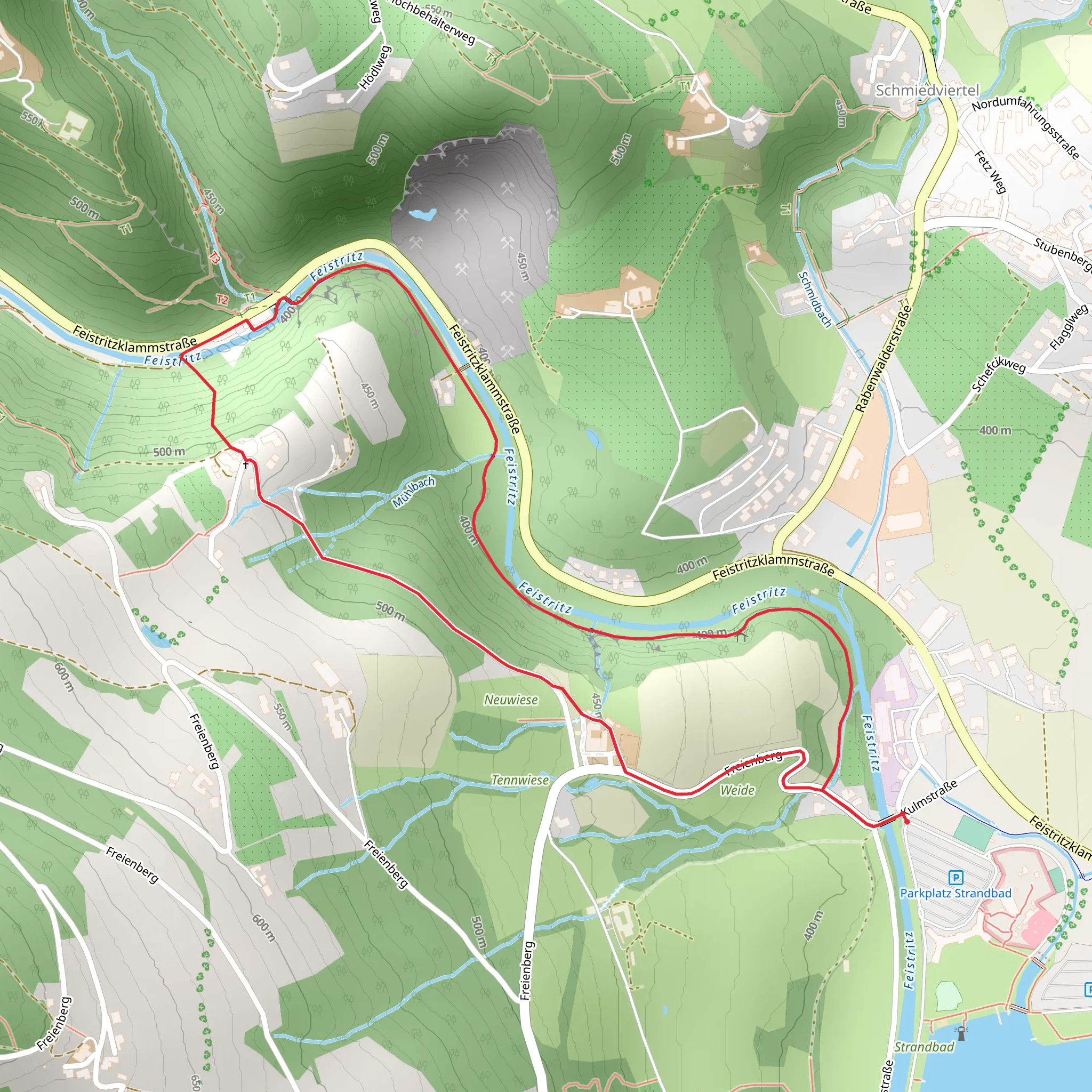 Gorge Round mobile static map