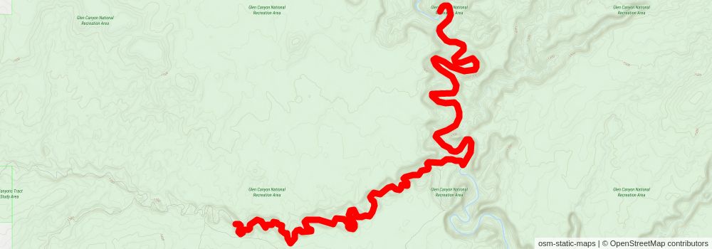 Southwestern Horseshoe Trail stage 27 Map
