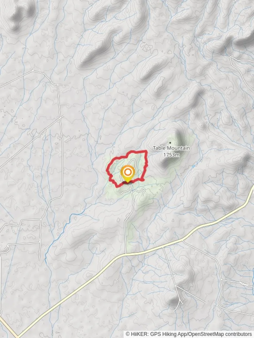 An image depicting the trail City of Rocks State Park Long Loop and its surrounding area.