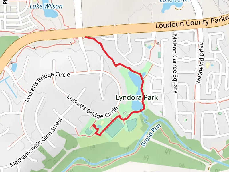 Lyndora Park and Loudoun Country Trail