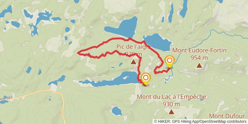 La Traversé de Charlevoix alt 2 Map