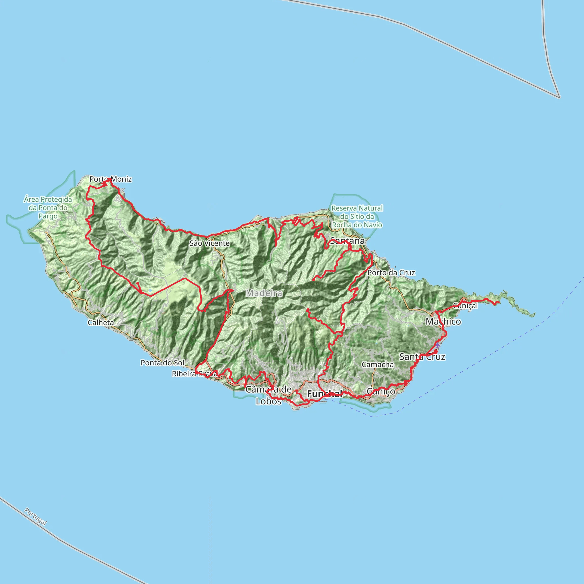 Rota Circula De Madeira mobile static map