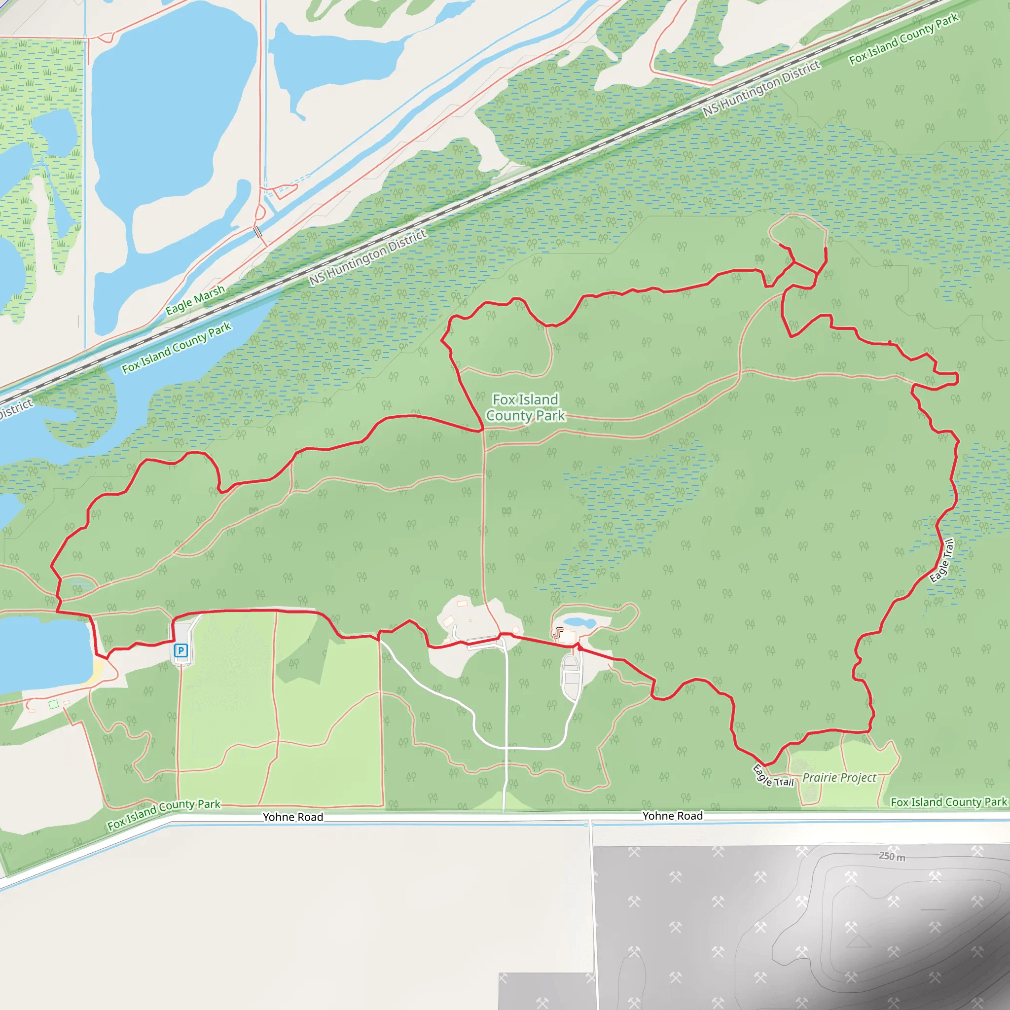 Yohne Road Loop - North mobile static map