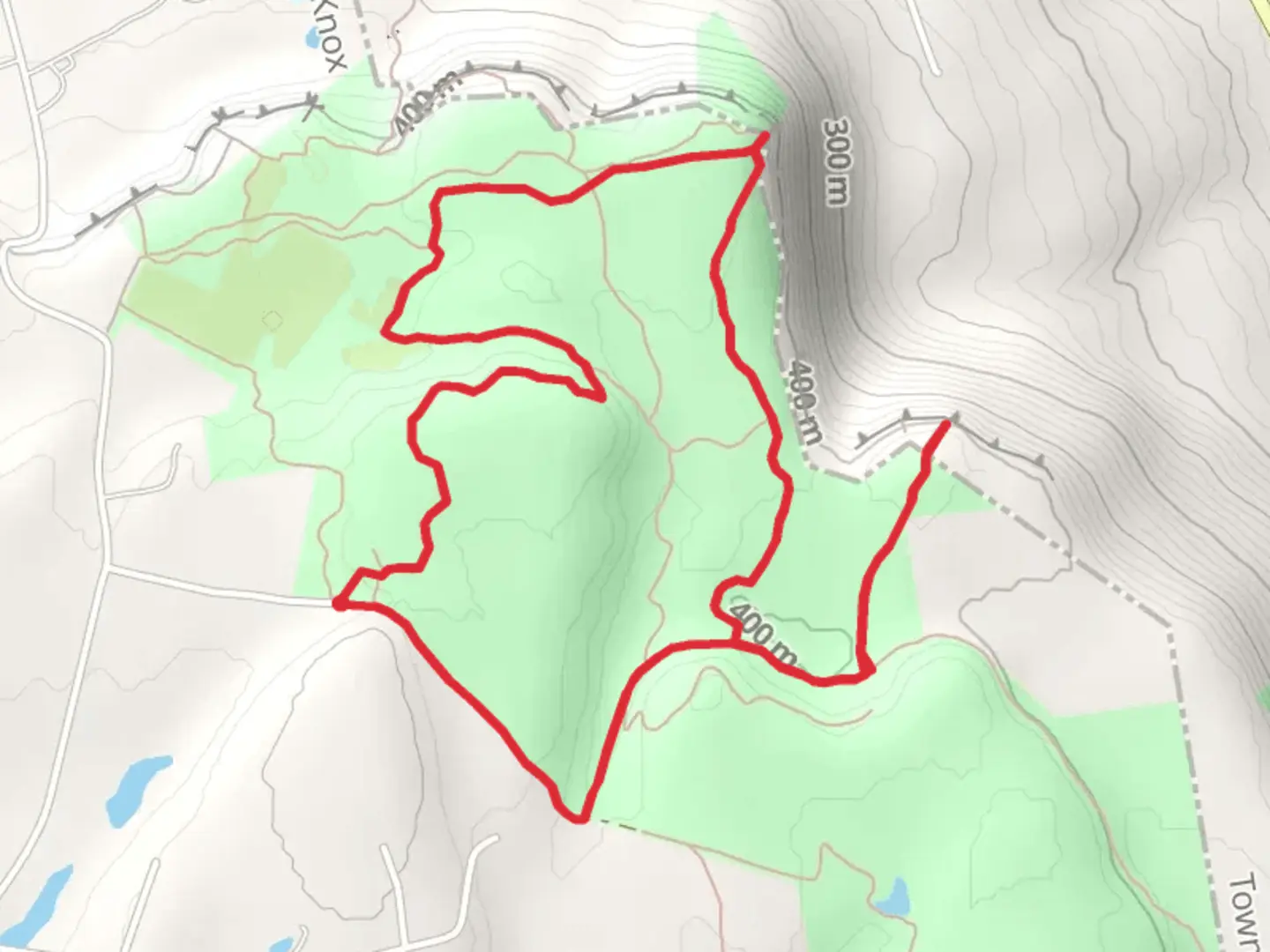 An image depicting the trail Carrick Road Loop and its surrounding area.