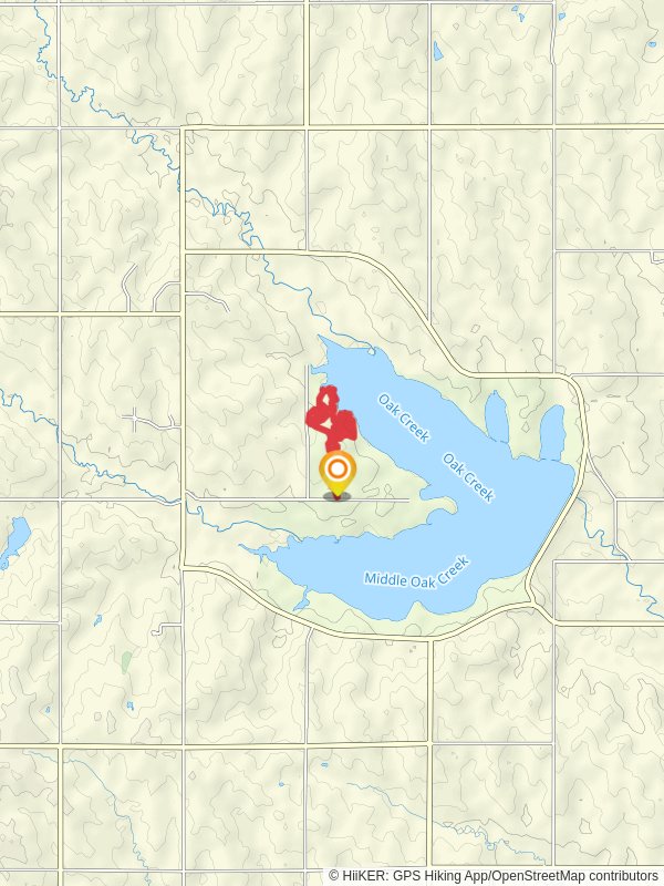 Branched Oak Lake Westside and North Trail