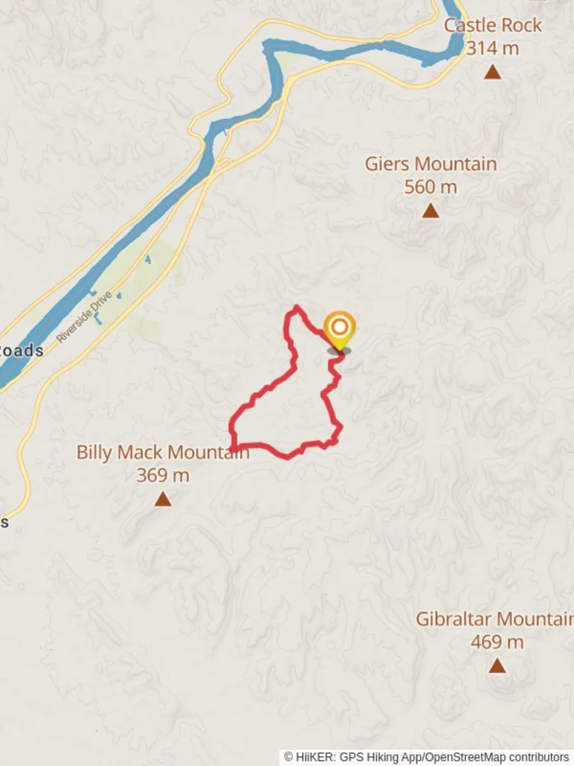 An image depicting the trail Nellie E Mine Road Loop and its surrounding area.