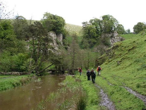 An image depicting the trail Hartington Circular Path and its surrounding area.