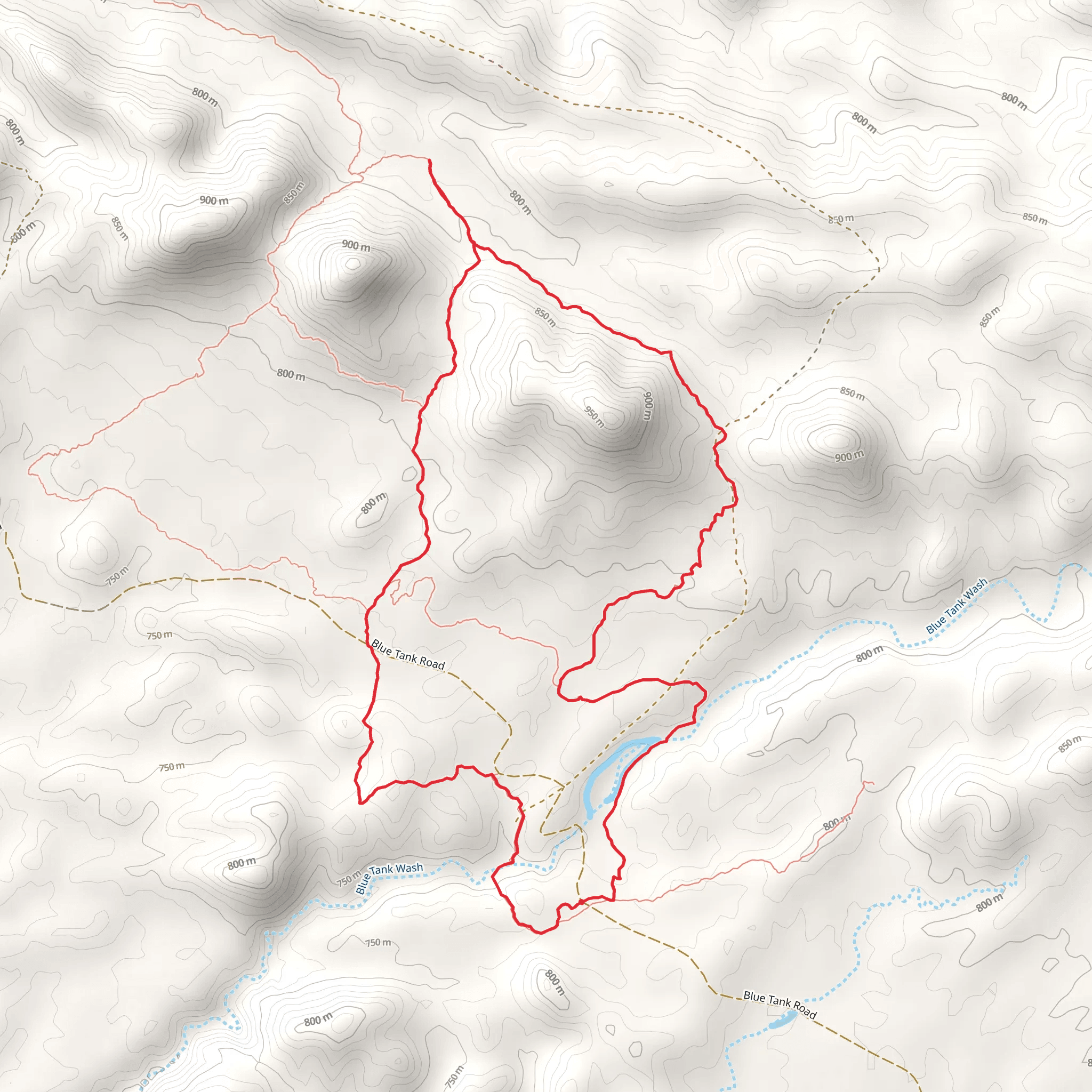 Sophies Flats A Loop Trail mobile static map