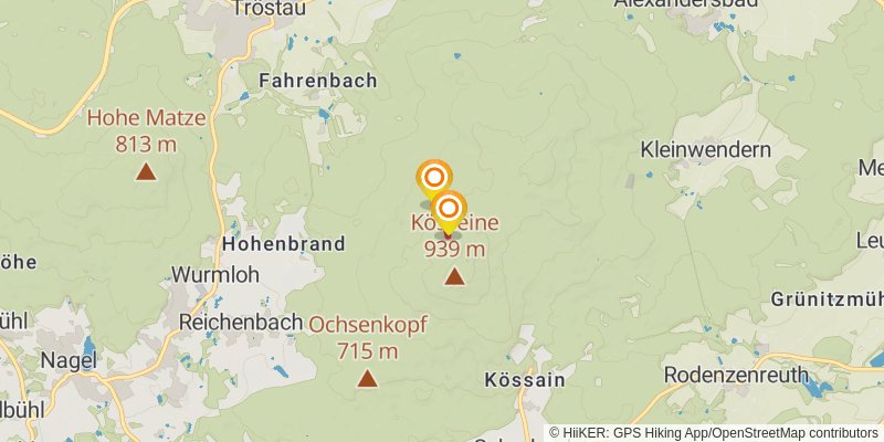 Fränkischer Gebirgsweg alt 7 Map