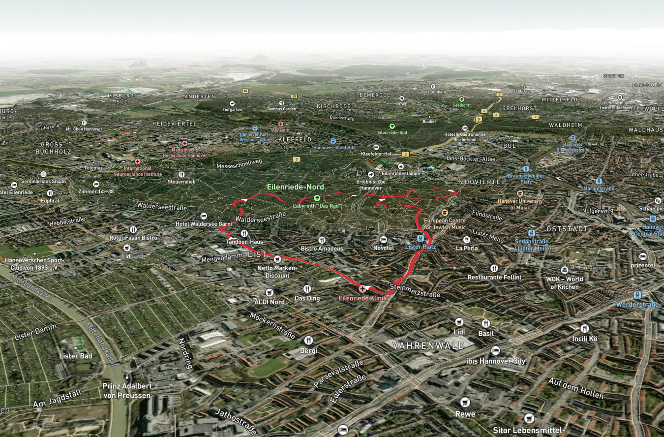 Liegewiese Wilheim Busch Wiese and Fischereiche Walk