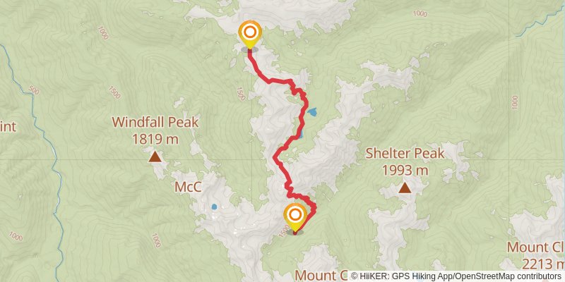 Northeastern Olympics Loop stage 4 Map