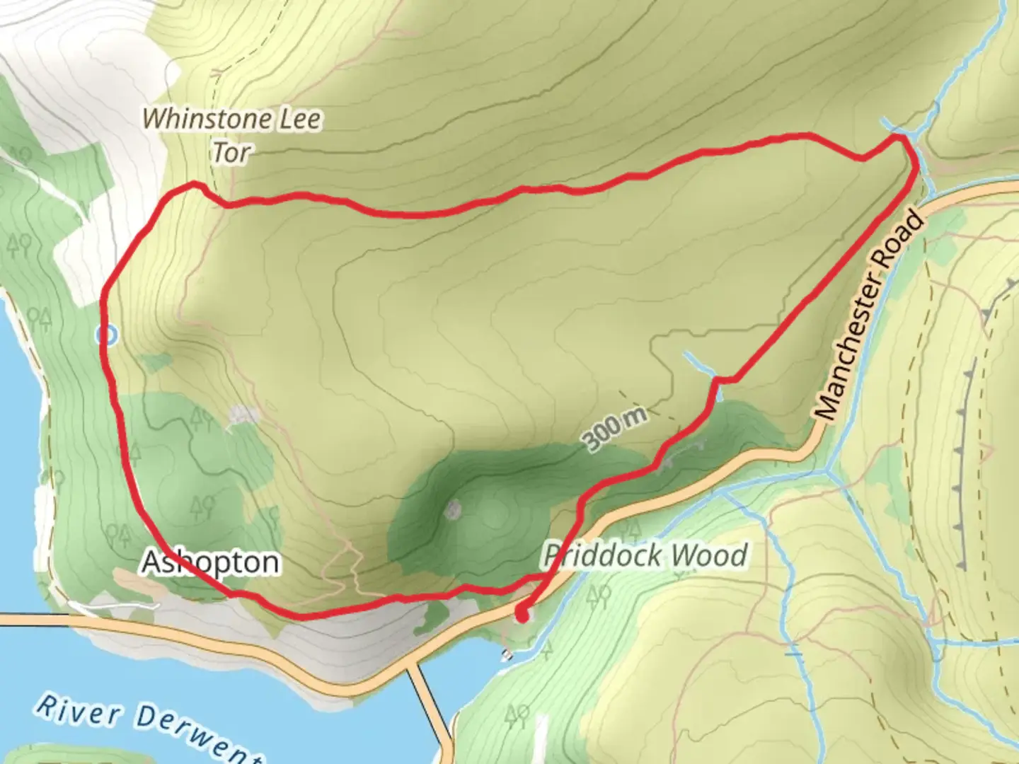 An image depicting the trail Whinstone Lee Tor Loop - Ashopton and its surrounding area.