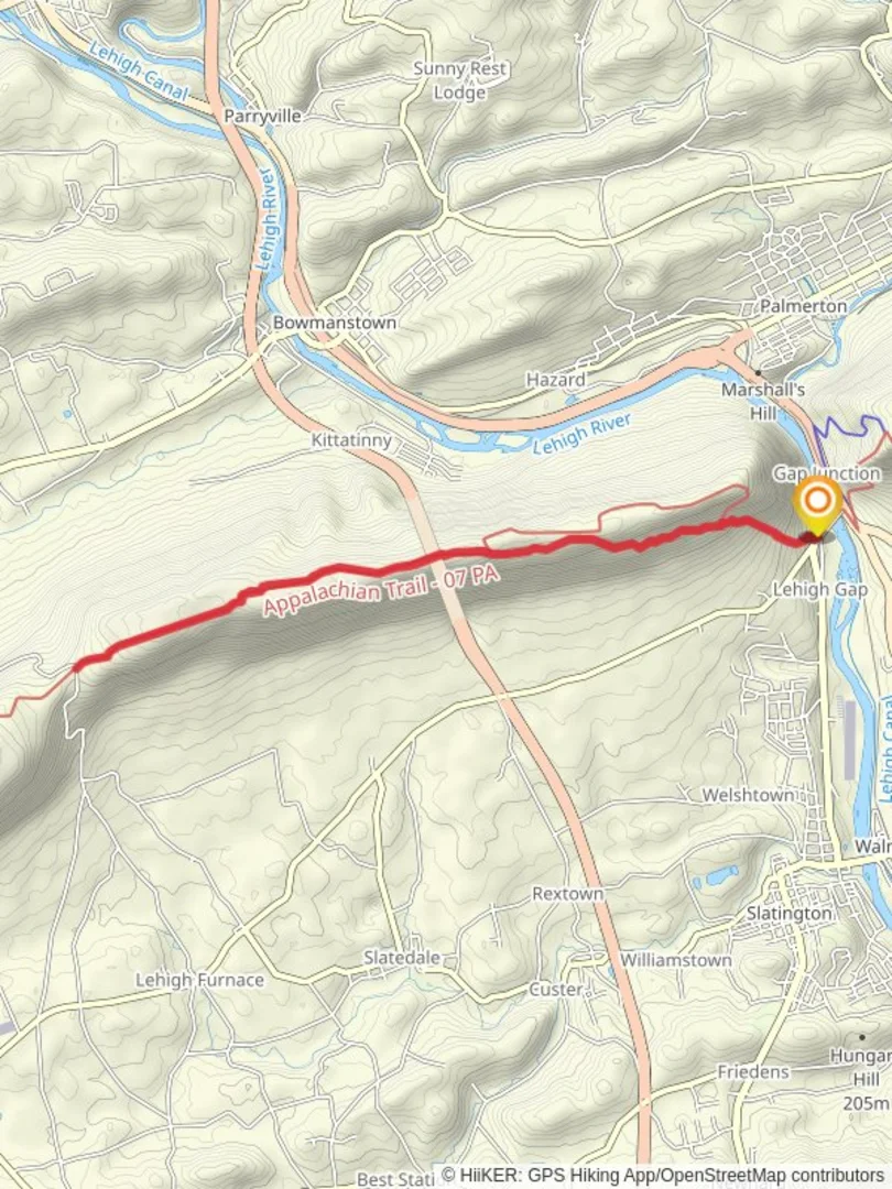 An image depicting the trail Woodpecker Trail and its surrounding area.