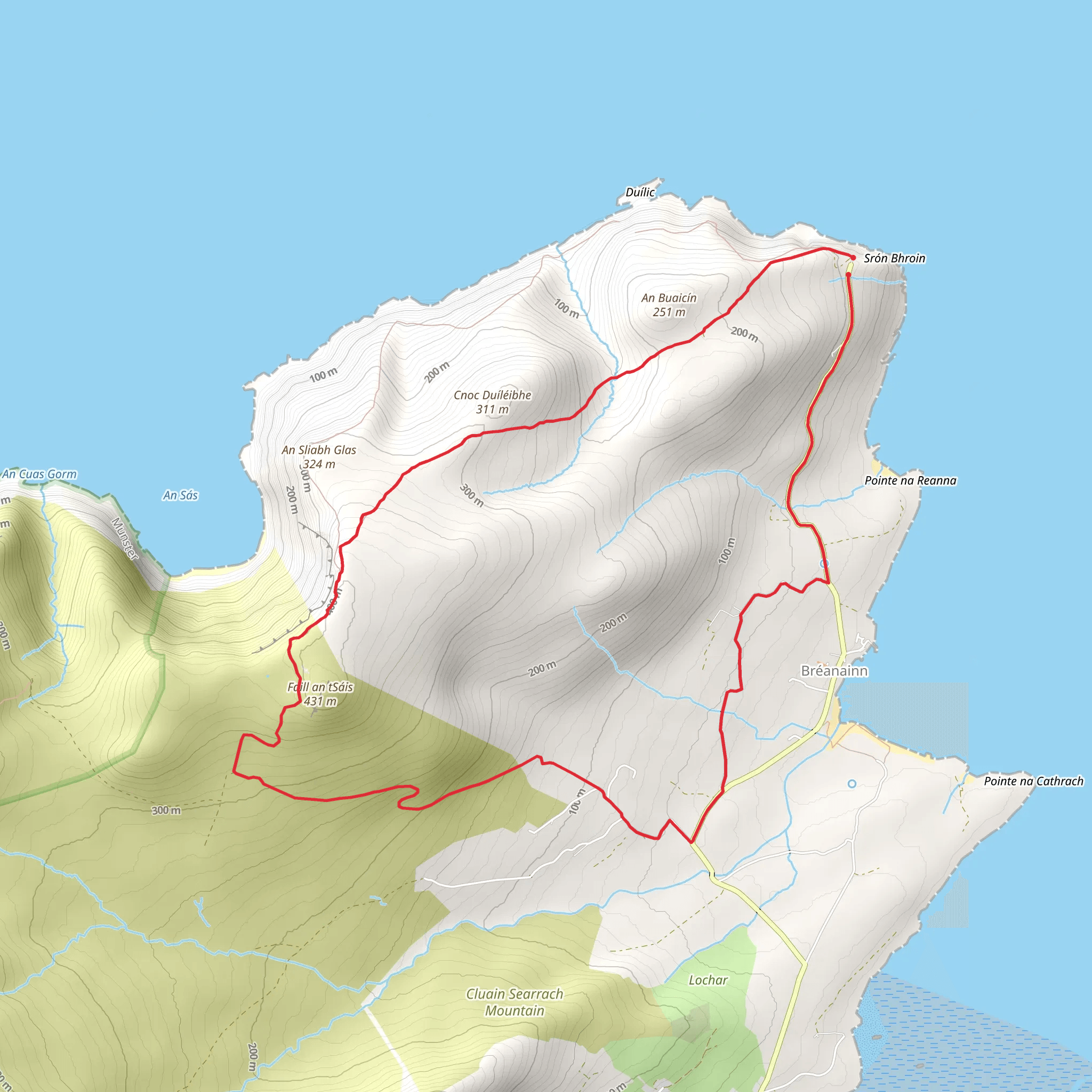 Dingle - Siuloid a tSais mobile static map