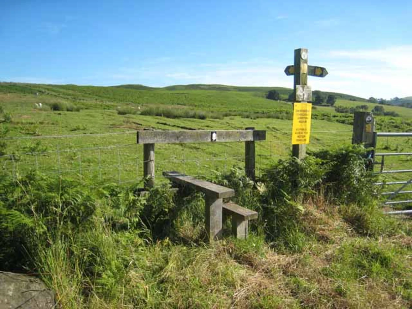 An image depicting the trail Ann Griffiths Walk and its surrounding area.
