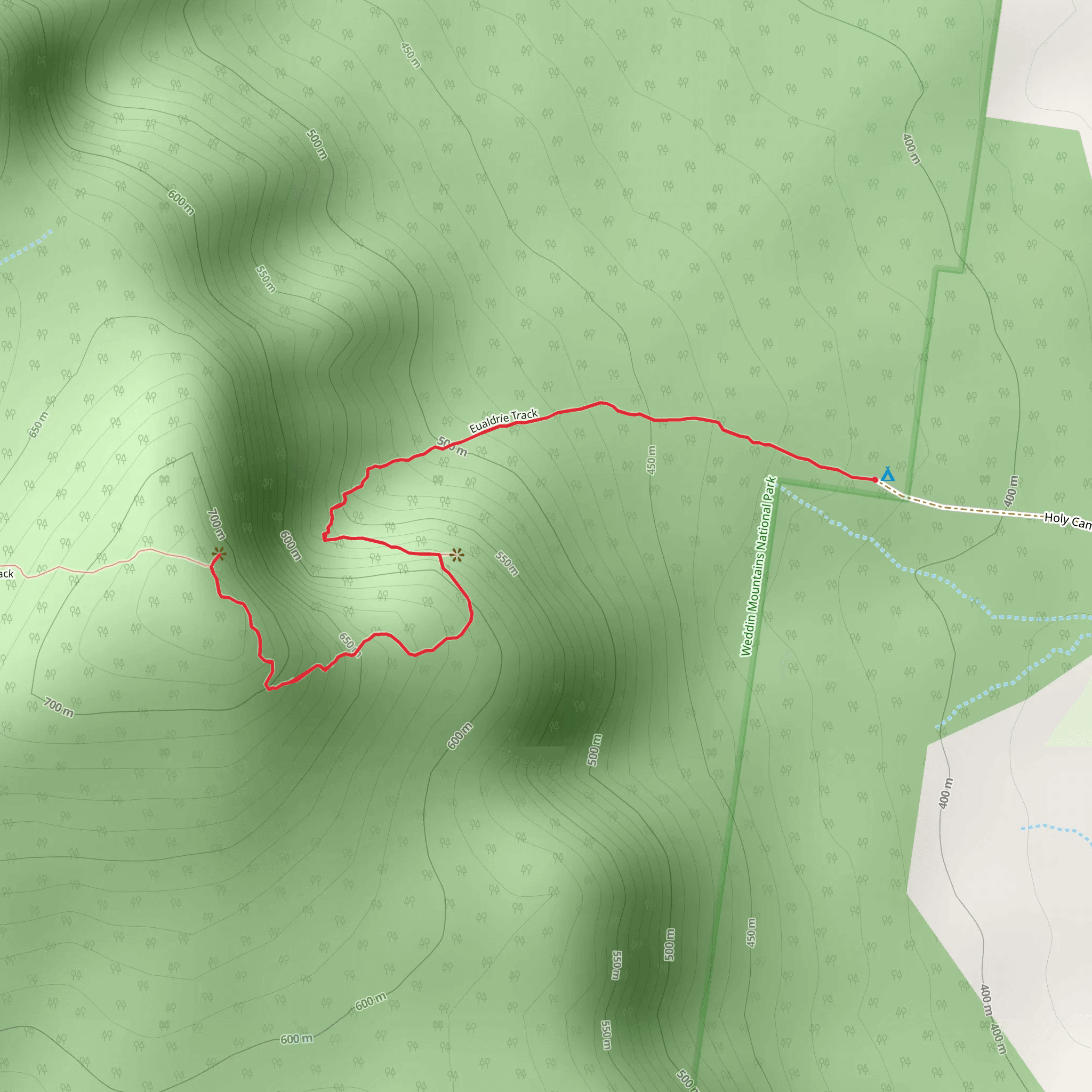 Eualdrie Track mobile static map