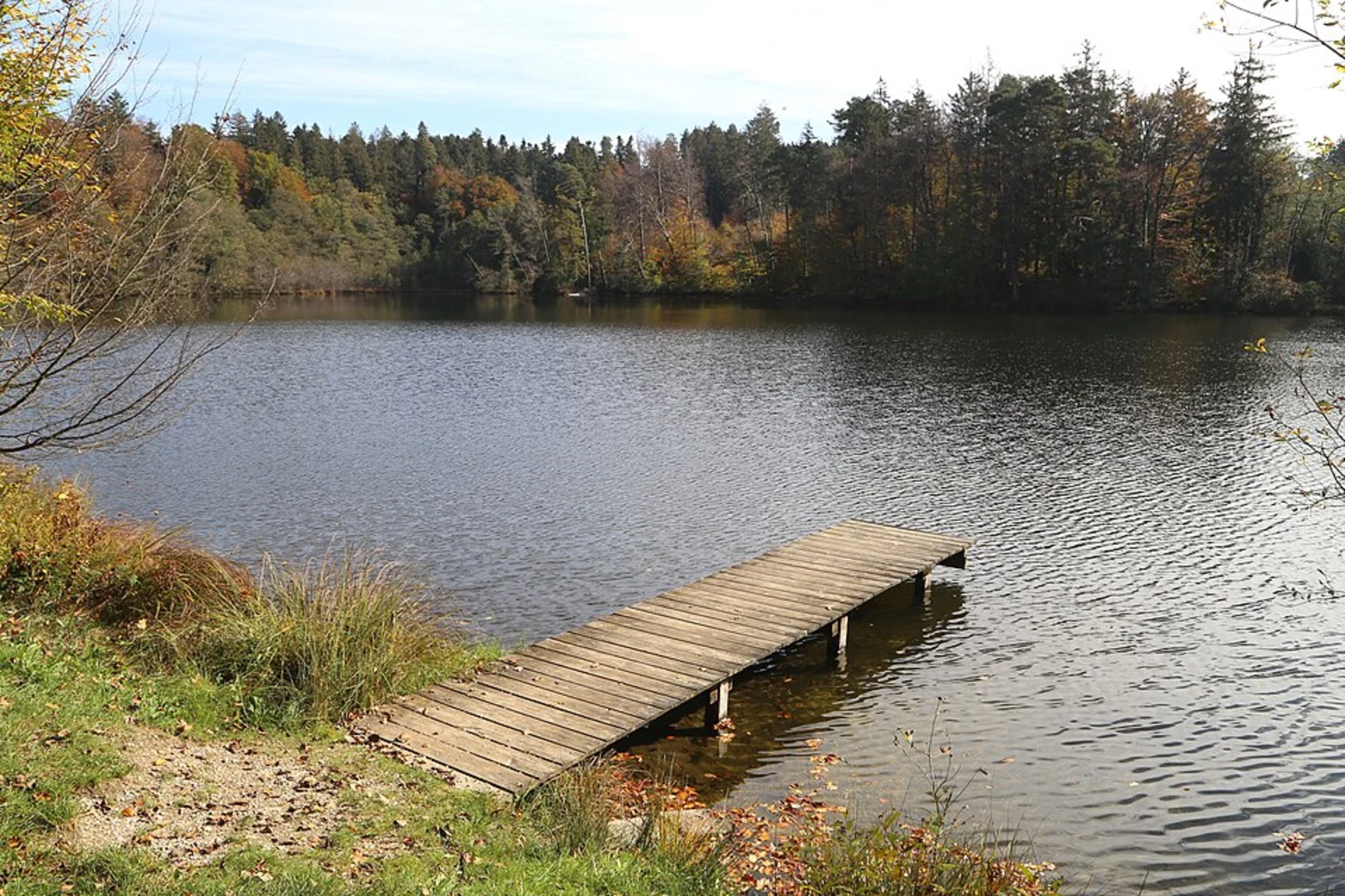 An image depicting the trail Rimsting to Schacherl Walk via Ratzinger Hohe and its surrounding area.