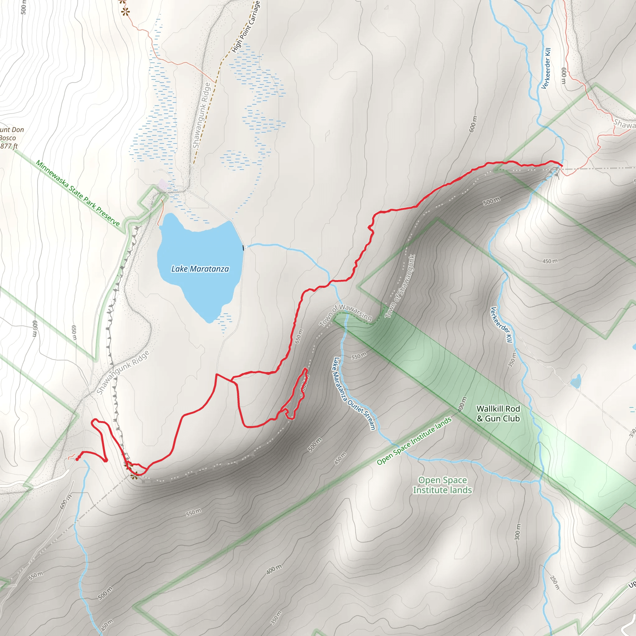 Shawangunk Ridge and Ice Cave mobile static map