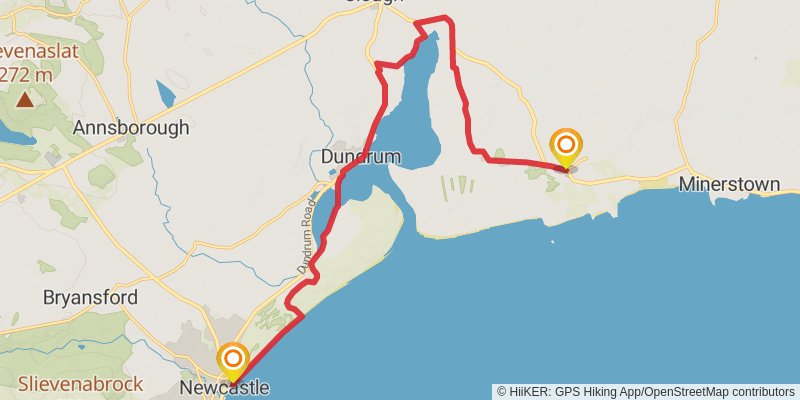 St Patrick's Way stage 6 Map