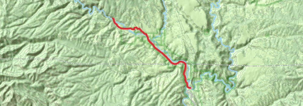 American Perimeter Trail - Southwest Primary stage 56 Map