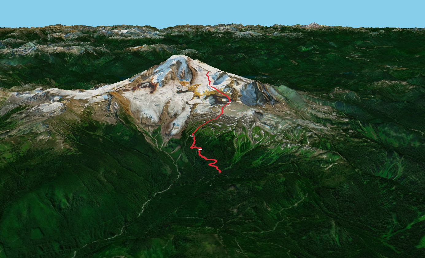 Heliotrope Ridge Trail and Coleman Deming Route