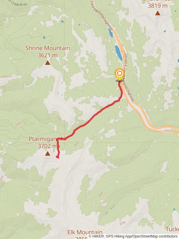 Ptarmigan Hill Out and Back