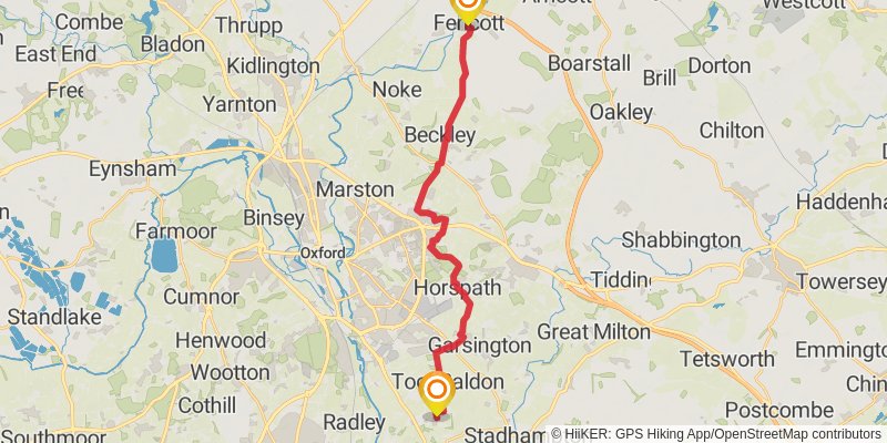 Roman Way stage 13 Map