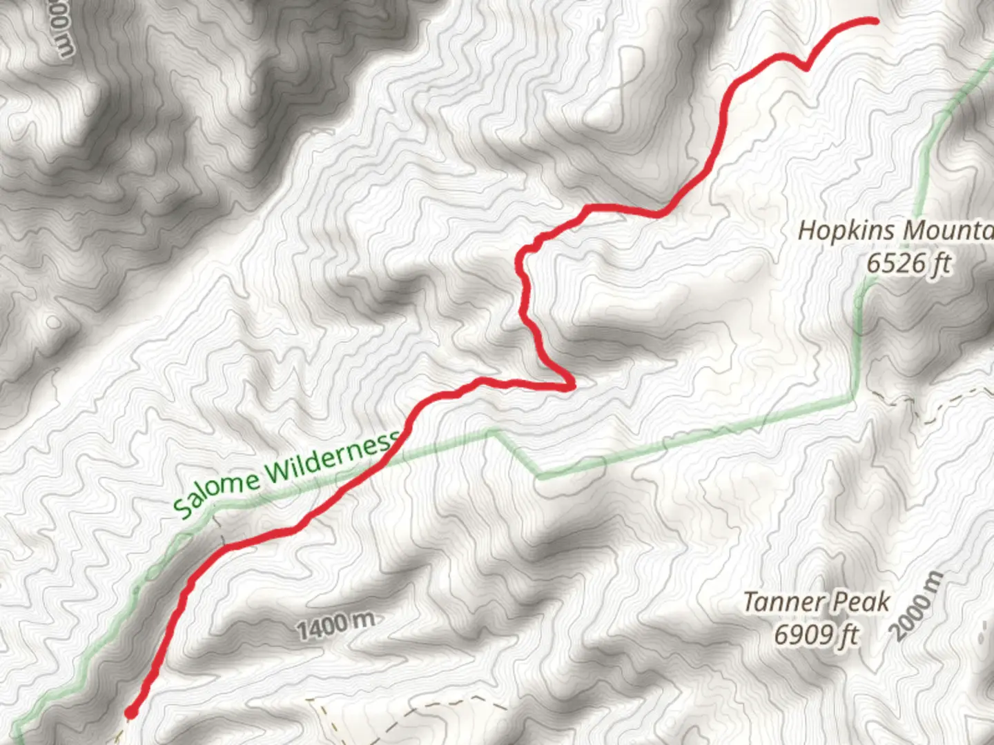 An image depicting the trail Boyer Trail and its surrounding area.