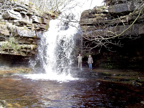 An image depicting the trail High Force, River Tees and Summerhill Force and its surrounding area.