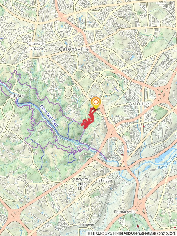 Soapstone and Bull Run Loop Trail mobile static map