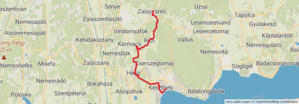 National Blue Trail - OKT stage 9 Map