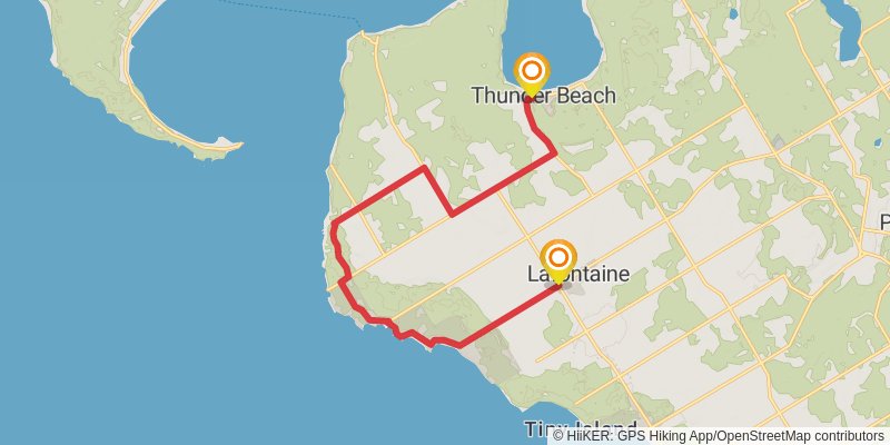 Waterfront Trail stage 93 Map