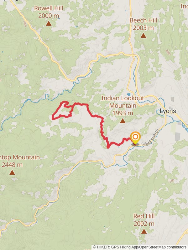 Bitterbrush Trail and Nelson Loop mobile static map