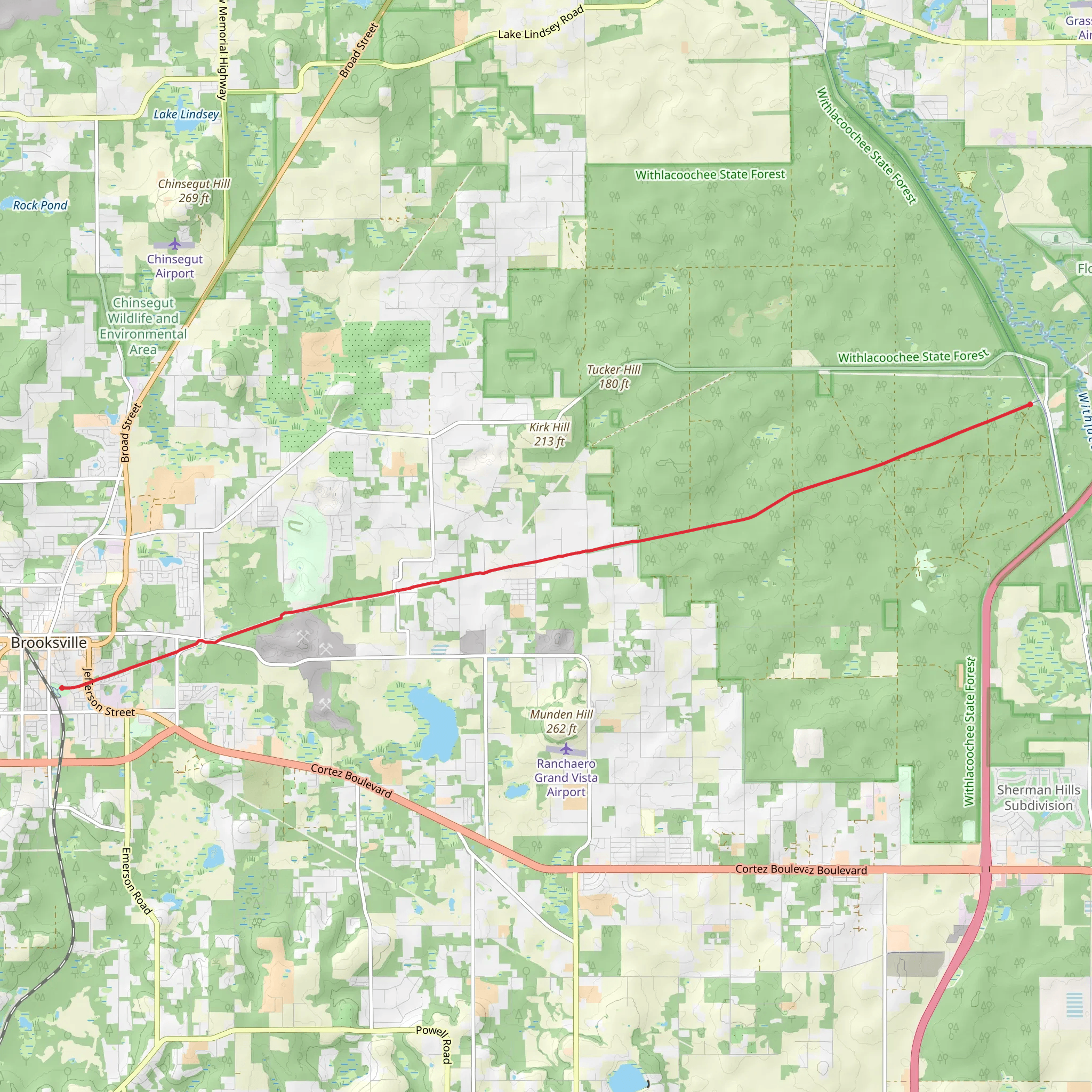 Good Neighbor Trail mobile static map