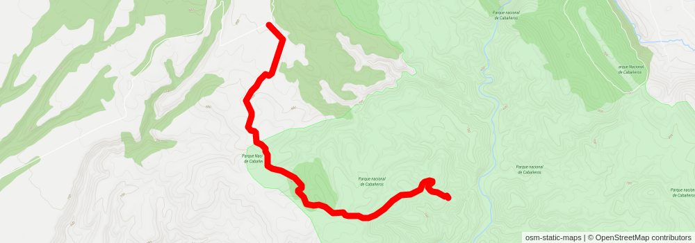 Ruta de Valhondo stage 2 Map