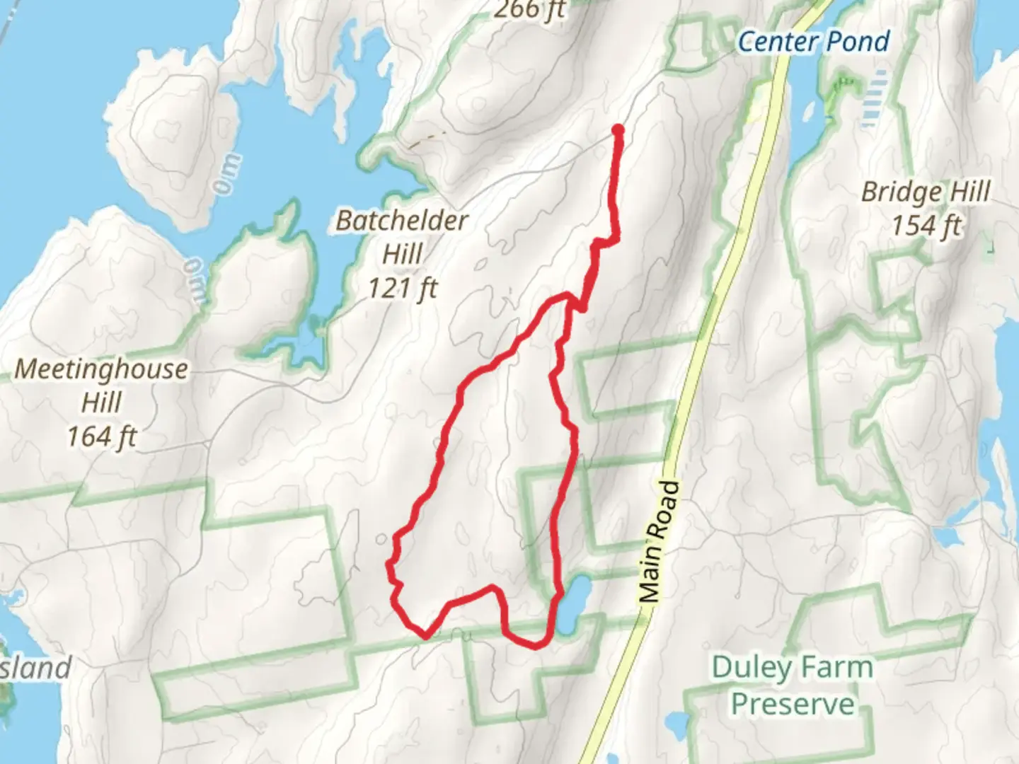 An image depicting the trail Sprague Pond Loop Trail and its surrounding area.