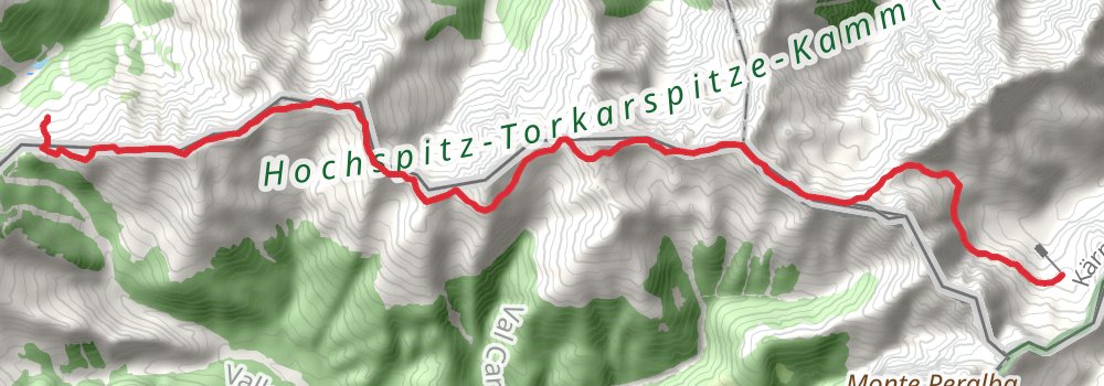 Via Alpina - Red Trail stage 26 Map