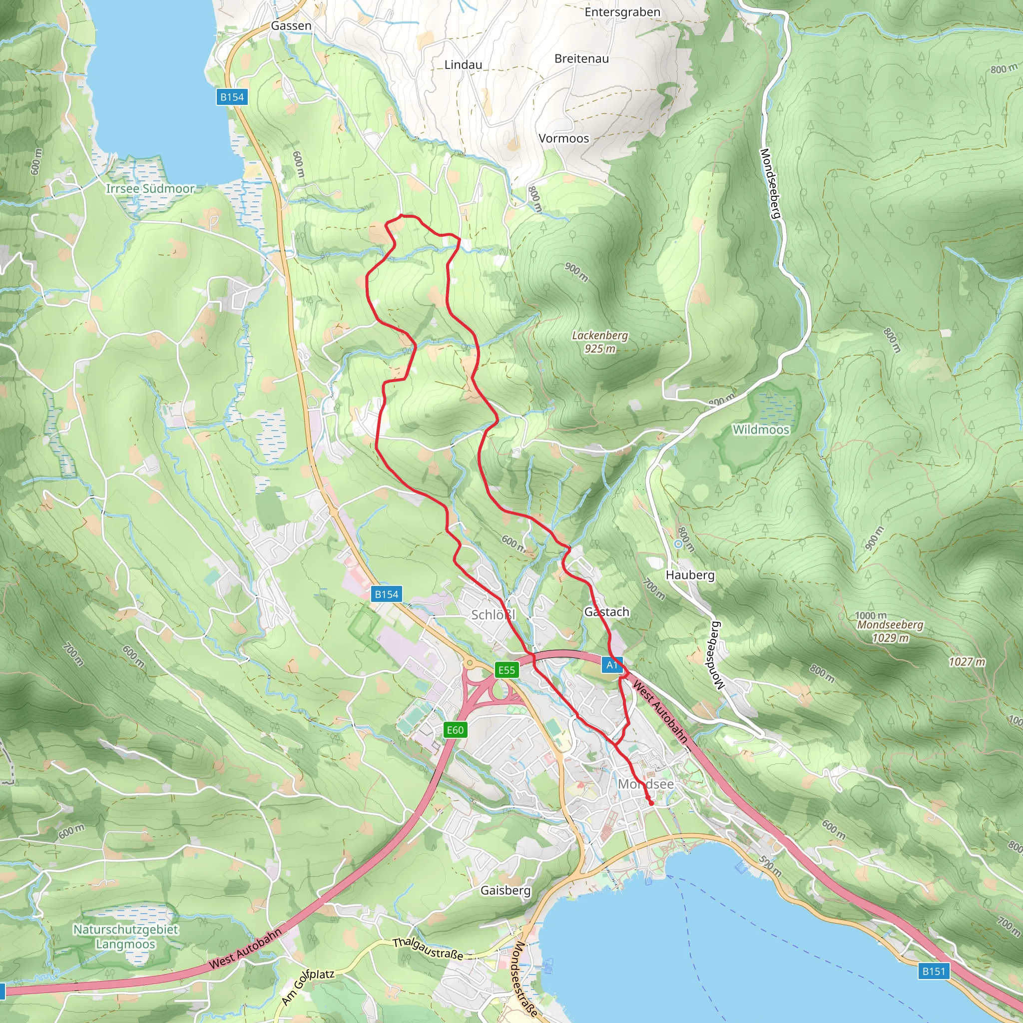 Guggenberg Hike mobile static map