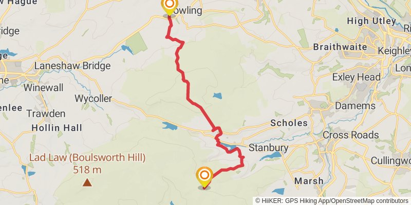 Yorkshire Round stage 11 Map