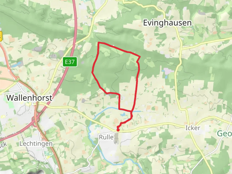 Auf dem Hügel and Barenauer Weg Loop