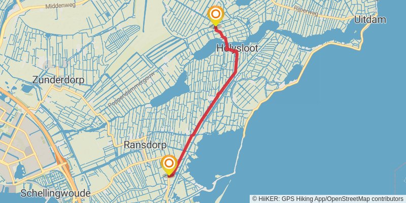 Trekvogelpad alt 1 Map